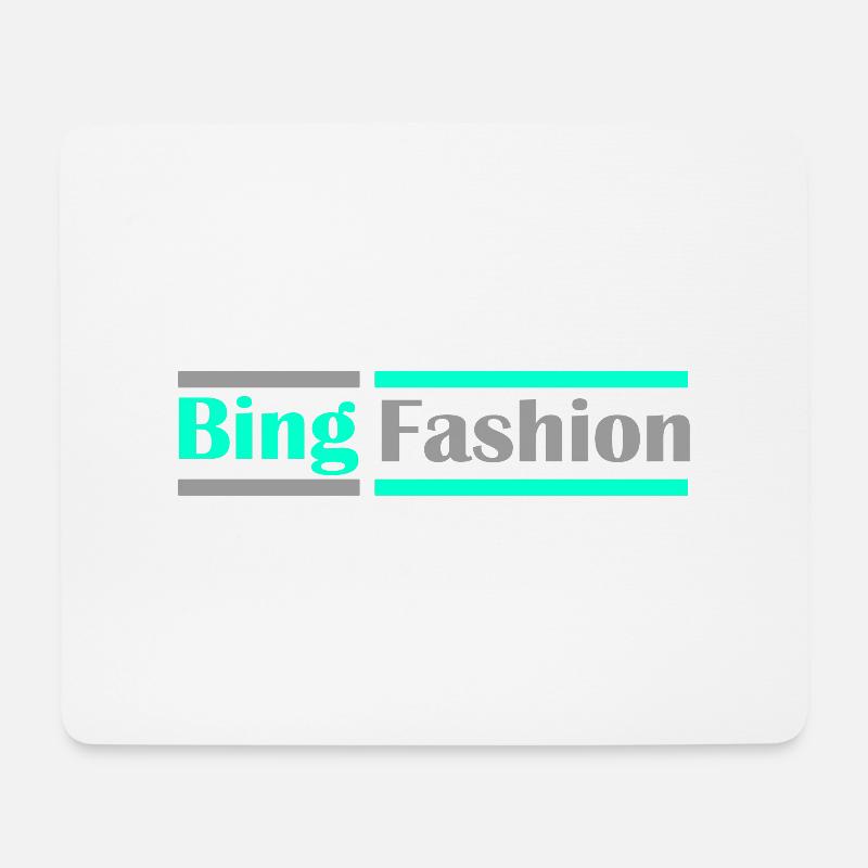 Bing Design Fashion - Mousepad (Querformat) - Weiß