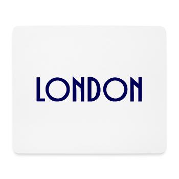 London - Mousepad (Querformat) - Weiß - Vorne