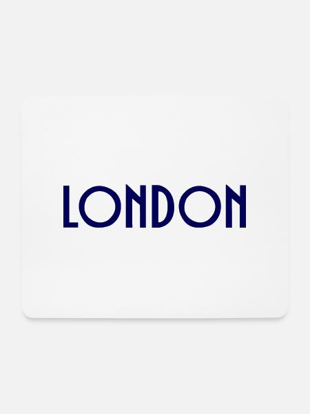 London - Mousepad (Querformat) - Weiß