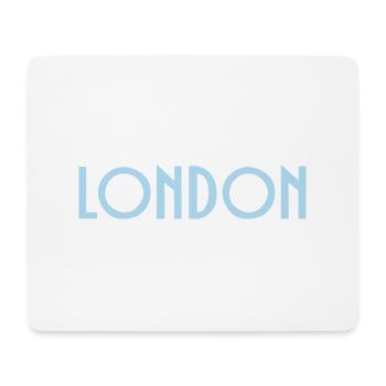 London - Mousepad (Querformat) - Weiß - Vorne