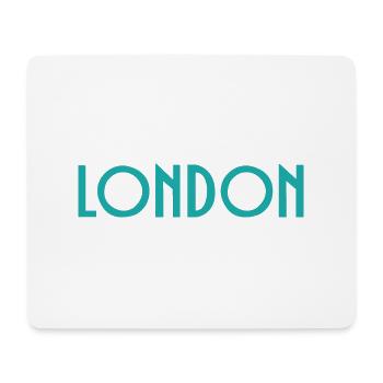 London - Mousepad (Querformat) - Weiß - Vorne