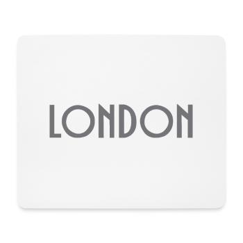 London - Mousepad (Querformat) - Weiß - Vorne
