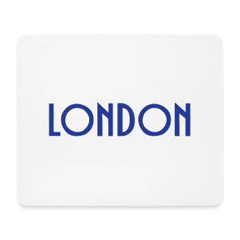 London - Mousepad (Querformat) - Weiß - Vorne