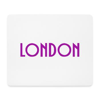 London - Mousepad (Querformat) - Weiß - Vorne