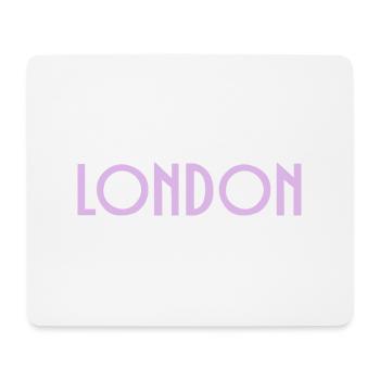 London - Mousepad (Querformat) - Weiß - Vorne
