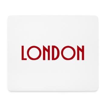 London - Mousepad (Querformat) - Weiß - Vorne