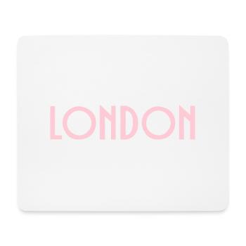 London - Mousepad (Querformat) - Weiß - Vorne
