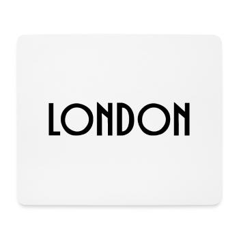 London - Mousepad (Querformat) - Weiß - Vorne