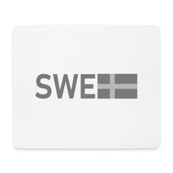 Taktisches Grau ENG - Mousepad (Querformat) - Weiß - Vorne