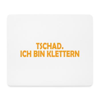 climbing - Mousepad (Querformat) - Weiß - Vorne