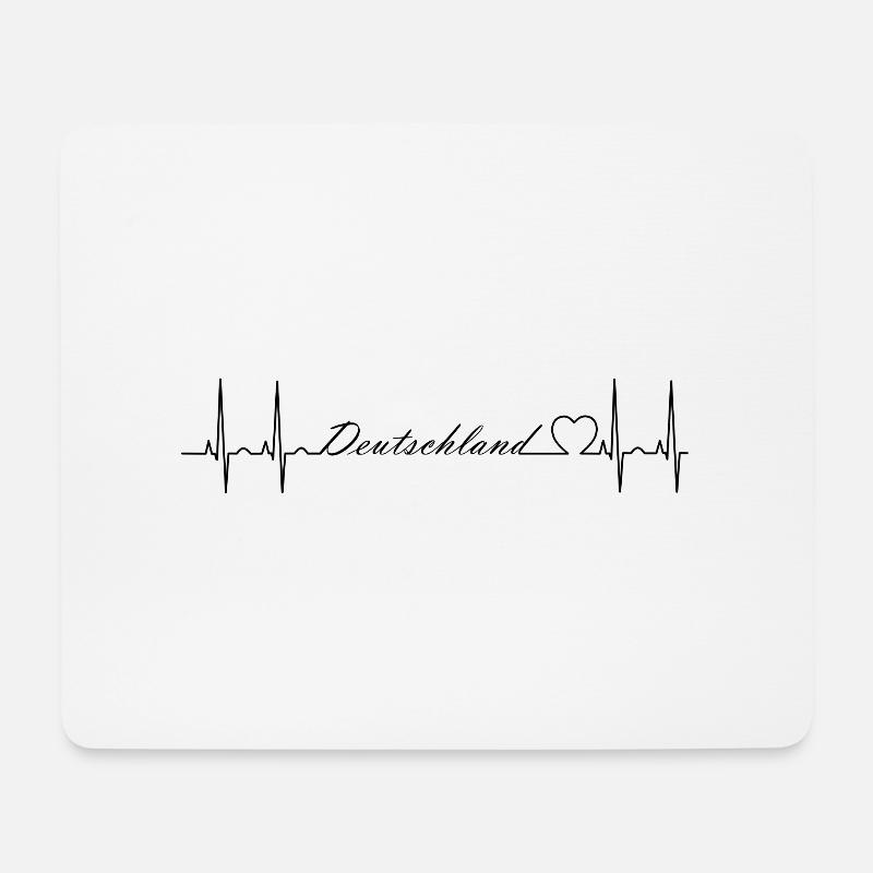 Deutschland - Mousepad (Querformat) - Weiß