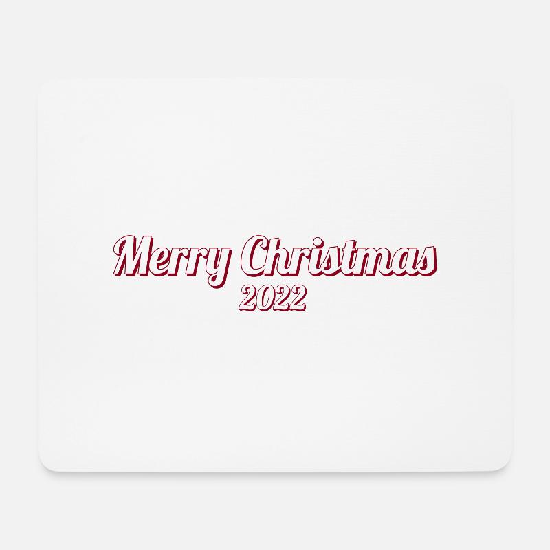 Merry Christmas - Mousepad (Querformat) - Weiß