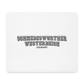 Schmedeswurtherwesterdeich - Mousepad (Querformat) - Weiß - Vorne