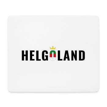 Insel Helgoland Schriftzug - Mousepad (Querformat) - Weiß - Vorne