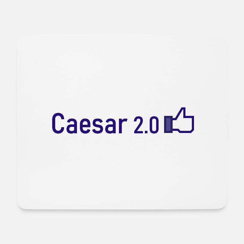 Caesar 2 0 - Mouse Pad (horizontal) - white