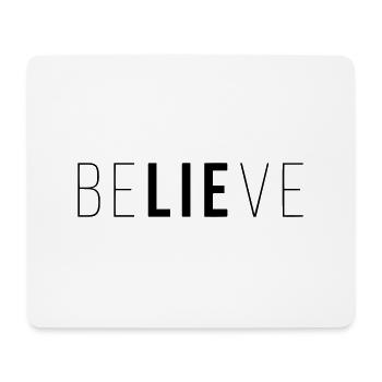 glauben - Mousepad (Querformat) - Weiß - Vorne