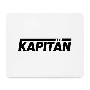 Captain my Captain Kapitän Design - Mousepad (Querformat) - Weiß - Vorne