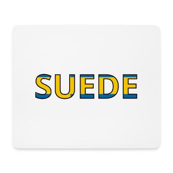 Flag of Sweden - Mouse Pad (horizontal) - white - Front
