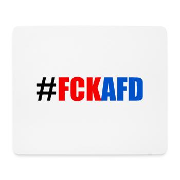 Fck afd - Mousepad (Querformat) - Weiß - Vorne