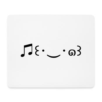 🎵 Faites entrer la musique dans votre vie quotidienne ! 🎵 - Tapis de souris (format paysage) - blanc - Devant
