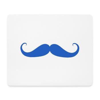Prostatakrebs Bewusstsein Schnurrbart - Mousepad (Querformat) - Weiß - Vorne