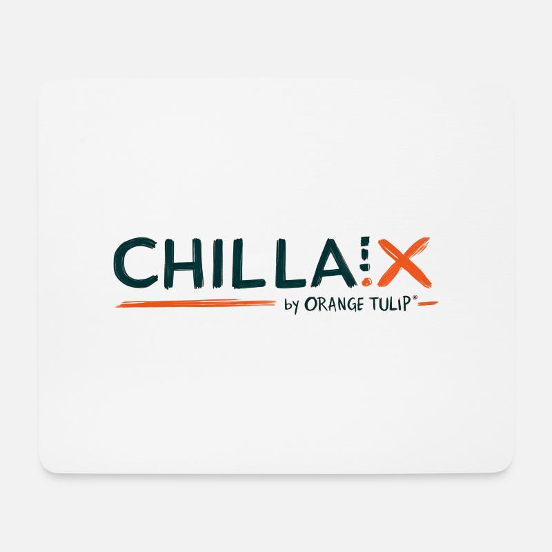 Chillax - Mousepad (Querformat) - Weiß