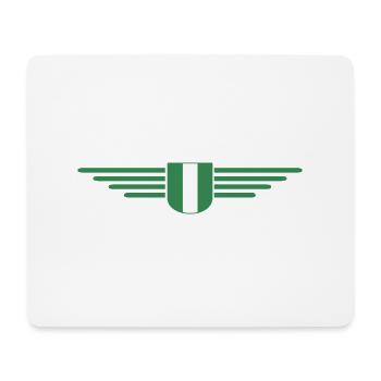Nigeria Design – Show your love for the country - Mouse Pad (horizontal) - white - Front