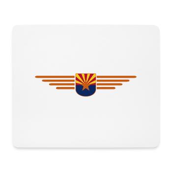Arizona Fan T-Shirt – Wüstenstyle - Mousepad (Querformat) - Weiß - Vorne
