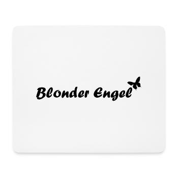 blonder engel - Mousepad (Querformat) - Weiß - Vorne