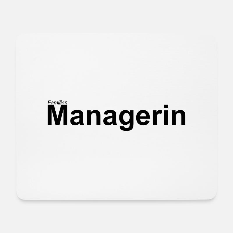 Familien Managerin - Mousepad (Querformat) - Weiß
