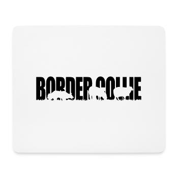 BORDER COLLIE WORKING DOG Wilsigns Dog Dog - Mouse Pad (horizontal) - white - Front