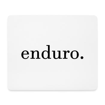 Enduro. - Mouse Pad (horizontal) - white - Front