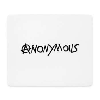 Anarchie-Logo anonymous1 - Mousepad (Querformat) - Weiß - Vorne