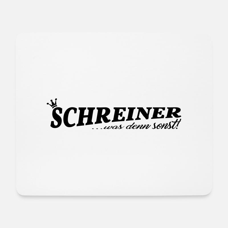 Schreiner - Mousepad (Querformat) - Weiß