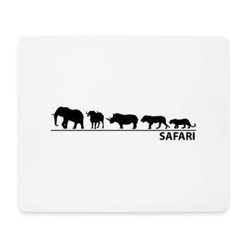 The big five - Mouse Pad (horizontal) - white - Front