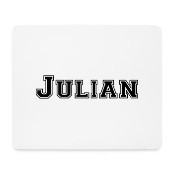 julian - Mouse Pad (horizontal) - white - Front