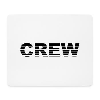 Crew - Tapis de souris (format paysage) - blanc - Devant