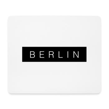 Berlin Block Modern Text Geschenk - Mousepad (Querformat) - Weiß - Vorne