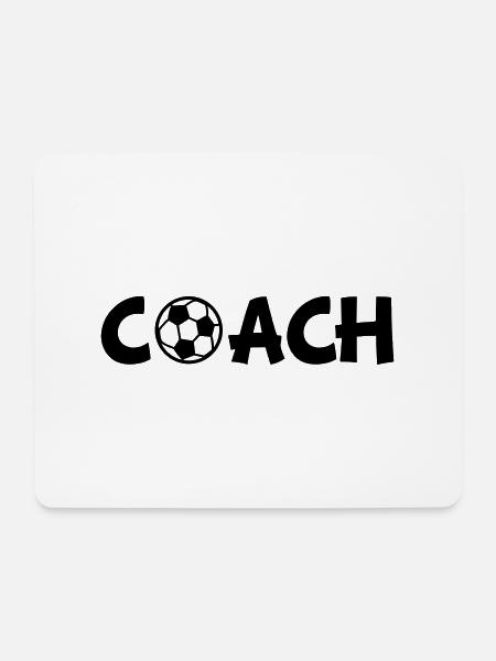 coach - Mousepad (Querformat) - Weiß