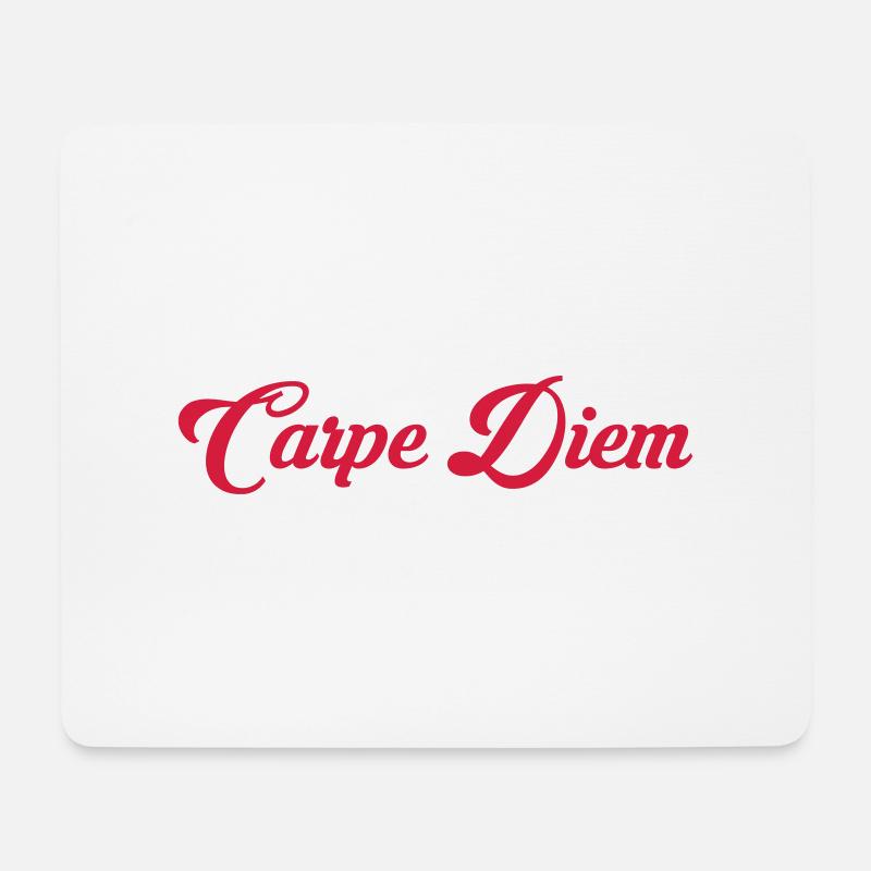 Carpe Diem - Mouse Pad (horizontal) - white