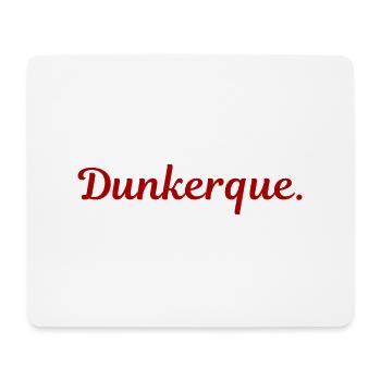 Dunkerque - Tapis de souris (format paysage) - blanc - Devant