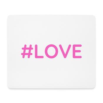 #love - Mousepad (Querformat) - Weiß - Vorne