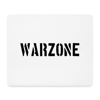 Gaming - Gamer Motif - Warzone - Mouse Pad (horizontal) - white - Front