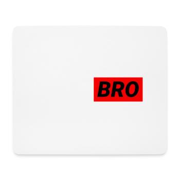 Chill Bro - Tapis de souris (format paysage) - blanc - Devant