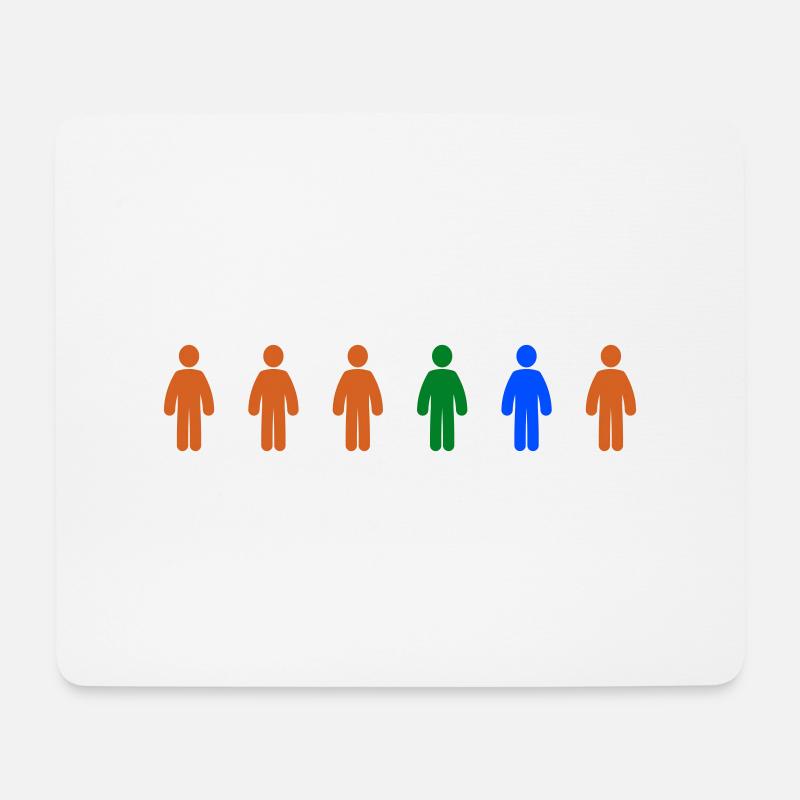 LGTB - Mousepad (Querformat) - Weiß