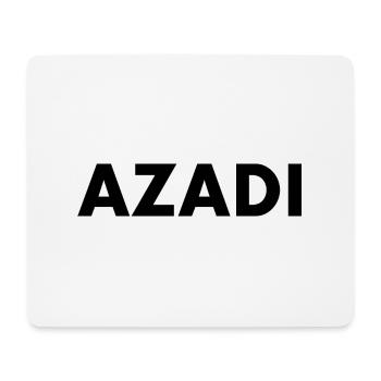 Azadi - Mousepad (Querformat) - Weiß - Vorne