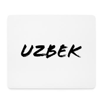 usbekisch - Mousepad (Querformat) - Weiß - Vorne