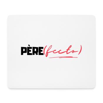 Père(fecto) cadeau papa humour - Tapis de souris (format paysage) - blanc - Devant