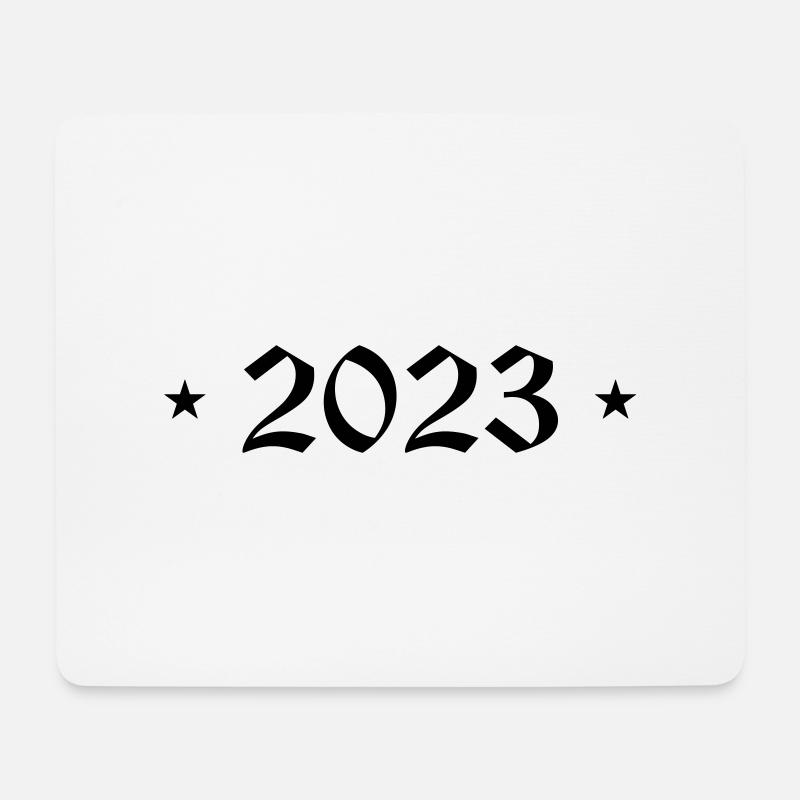 2023 - Mousepad (Querformat) - Weiß
