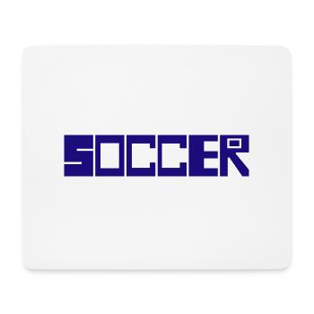 Fußball Soccer - Mouse Pad (horizontal) - white - Front
